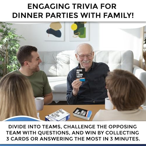 QUOKKA Trivia Card Game: 500 Questions for Adults, Teens, and Family Game Night