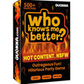 QUOKKA Who Knows Me Better NSFW Card Game – 500+ Questions for Adults 18+