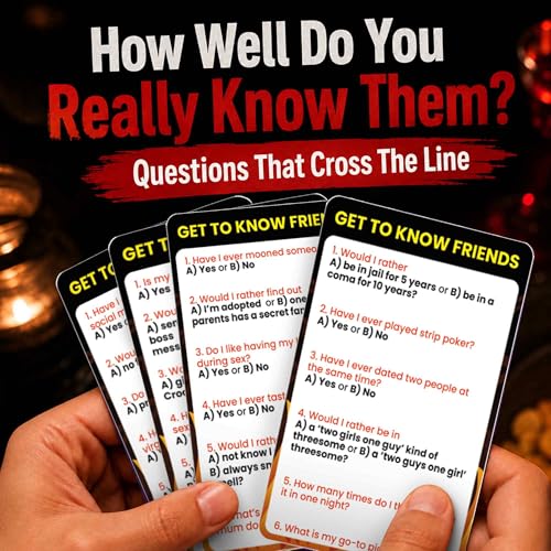 QUOKKA Who Knows Me Better NSFW Card Game – 500+ Questions for Adults 18+