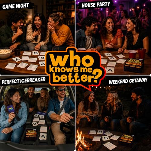 QUOKKA Who Knows Me Better NSFW Card Game – 500+ Questions for Adults 18+