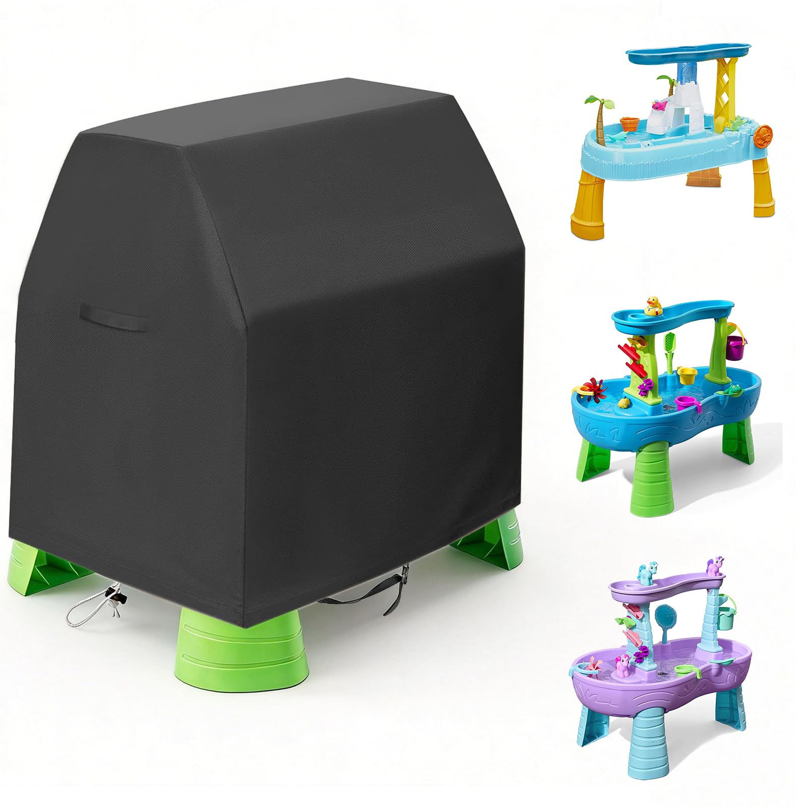 QUYCIFYUS Kids Water Table Cover – Waterproof, Dustproof, UV Protection – Fits Rain Showers Splash Pond (41x25x33 Inches)