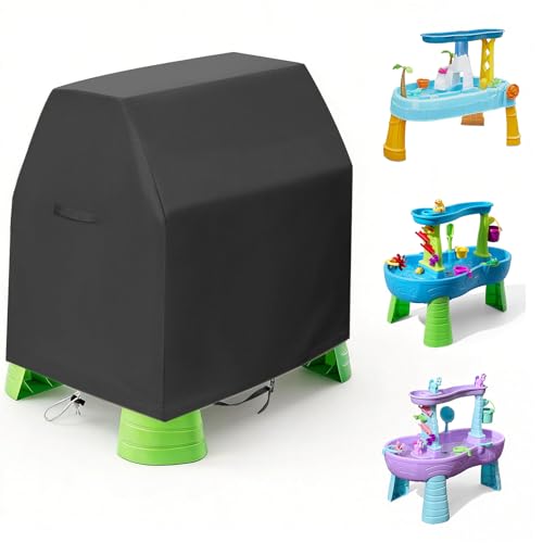 QUYCIFYUS Kids Water Table Cover – Waterproof, Dustproof, UV Protection – Fits Rain Showers Splash Pond (41x25x33 Inches)
