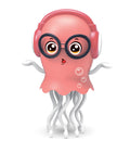 Qxbuhe Dancing Octopus Toy – Pink Jellyfish with Smart Obstacle Sensor, LED Lights & Music