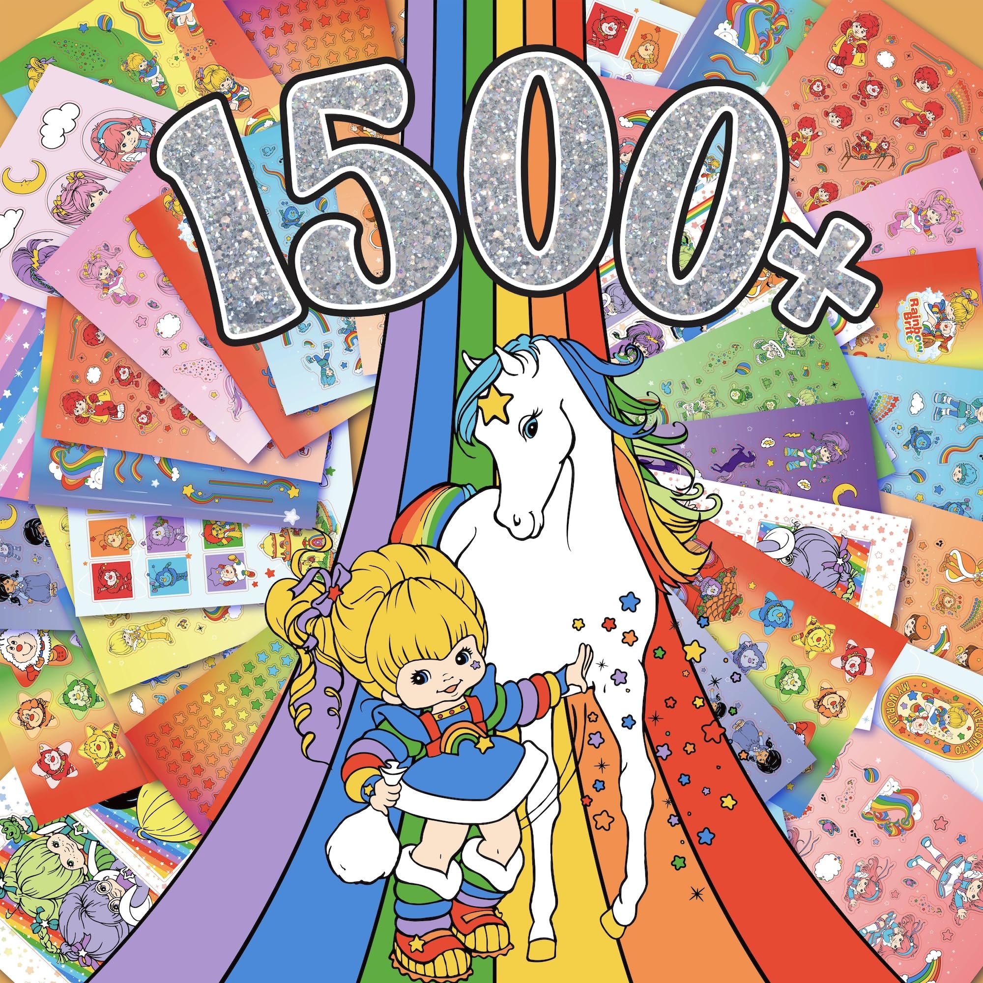 Rainbow Brite Sticker Book – Over 1,500 Stickers for Notebooks, Water Bottles & More