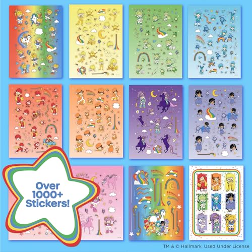 Rainbow Brite Sticker Book – Over 1,500 Stickers for Notebooks, Water Bottles & More