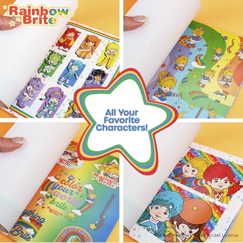 Rainbow Brite Sticker Book – Over 1,500 Stickers for Notebooks, Water Bottles & More