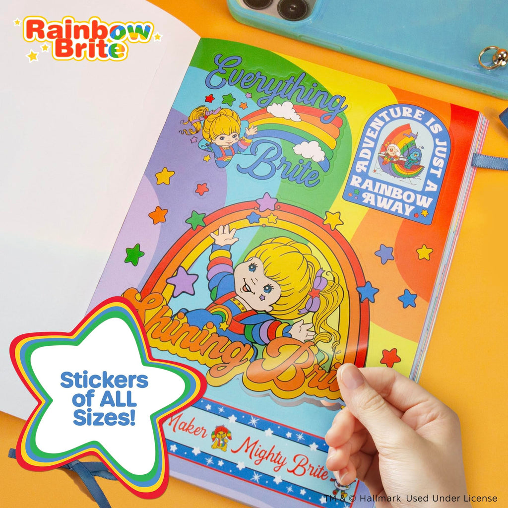 Rainbow Brite Sticker Book – Over 1,500 Stickers for Notebooks, Water Bottles & More