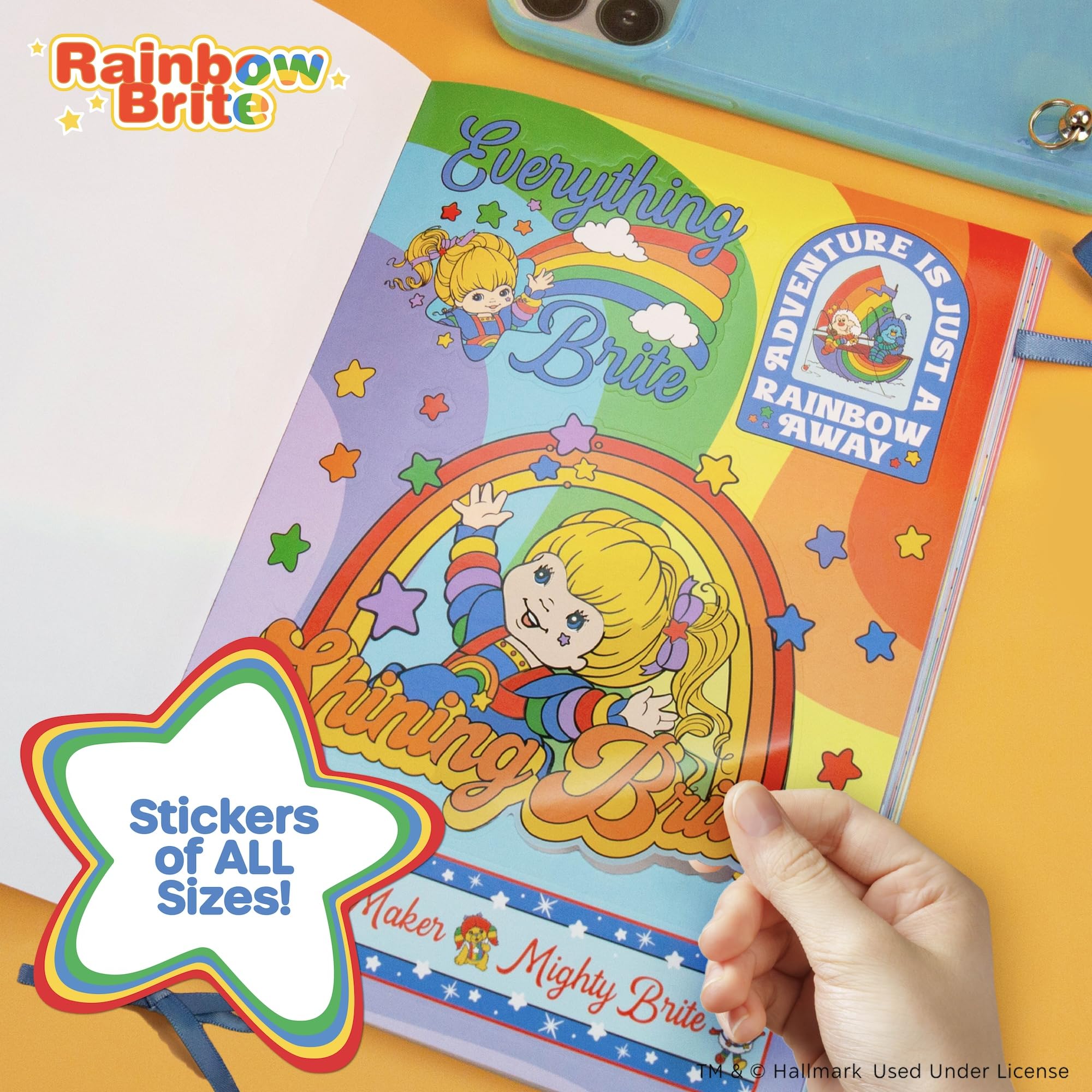 Rainbow Brite Sticker Book – Over 1,500 Stickers for Notebooks, Water Bottles & More