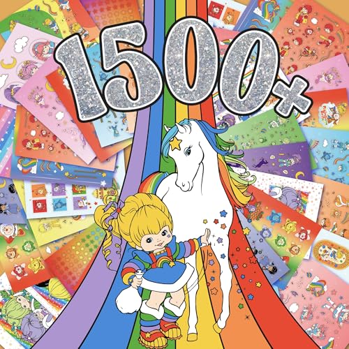 Rainbow Brite Sticker Book – Over 1,500 Stickers for Notebooks, Water Bottles & More