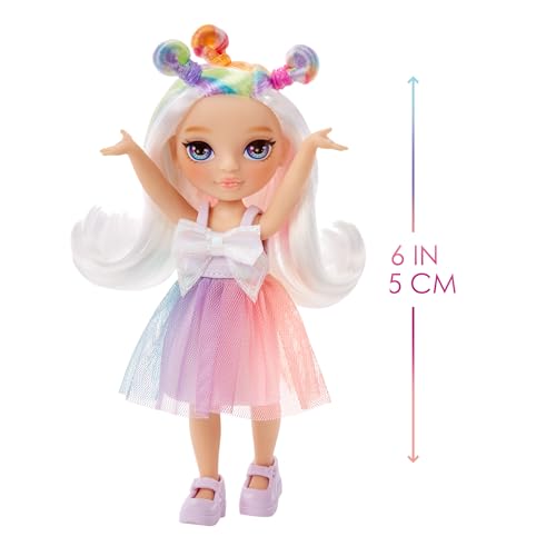 Rainbow High Littles Opal Raine – 5.5" Posable Small Doll with Purse and Magical Unicorn Pet