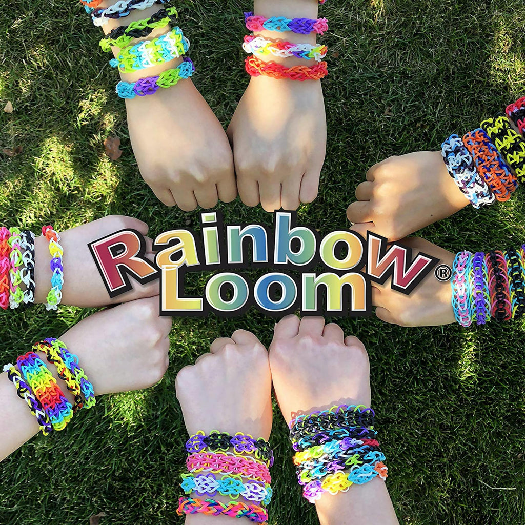 Rainbow Loom Loomi-Pals Mini Set: 60 Assorted Charms, Happy Loom, 2100 Bands in Portable Case – Ages 7+