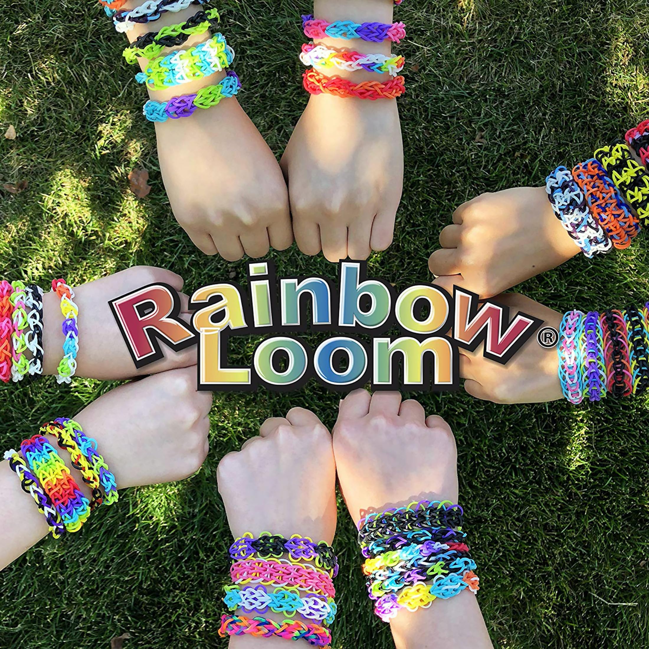 Rainbow Loom Loomi-Pals Mini Set: 60 Assorted Charms, Happy Loom, 2100 Bands in Portable Case – Ages 7+