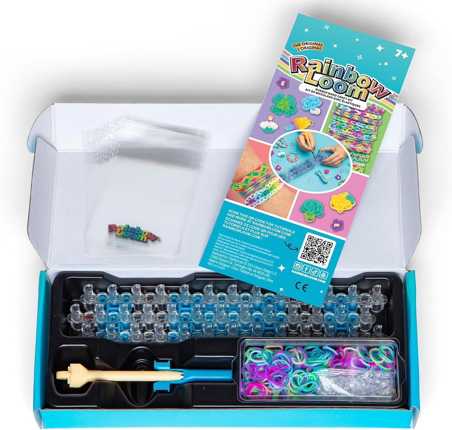 Rainbow Loom Original Bracelet Making Kit - 628 Pieces, Toy of the Year Winner for Ages 7+