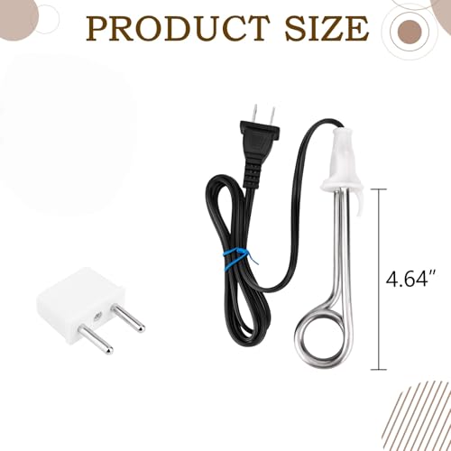 Raneped 300W Dual Voltage Immersion Water Heater – Portable for Travel, Camping, Coffee & Tea