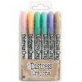 Ranger Tim Holtz Distress Crayon Set #5 - 6 Water-Reactive Crayons for Mixed Media