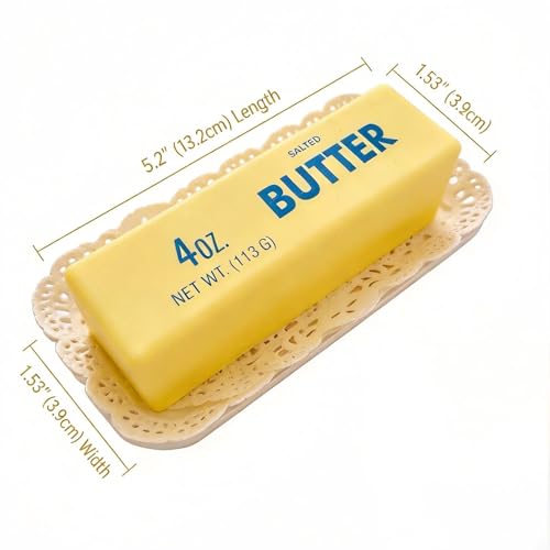 Rapean 4 Pack Butter Squishy Toys – Super Soft Slow Rising Sensory Fidget for Stress Relief, Party Favors & Classroom Prizes