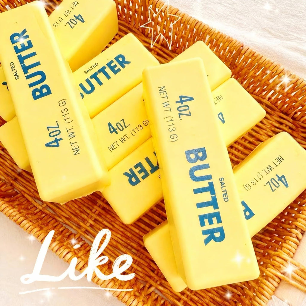 Rapean 4 Pack Butter Squishy Toys – Super Soft Slow Rising Sensory Fidget for Stress Relief, Party Favors & Classroom Prizes