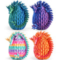 Rapean 8-Inch 3D Printed Dragon Eggs (4-Pack) – Easter Basket Stuffers for Kids and Teens