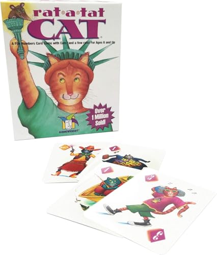 Rat‑A‑Tat Cat Card Game – Quick Strategy & Memory Game for Ages 6+