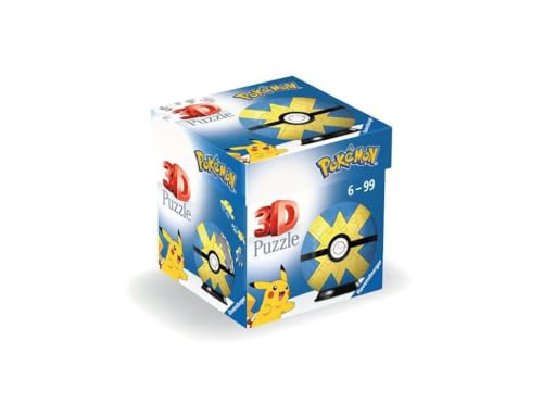 Ravensburger 3D Puzzle Pokémon Quick Ball – 54-Piece Pokéball Puzzle for Ages 6+