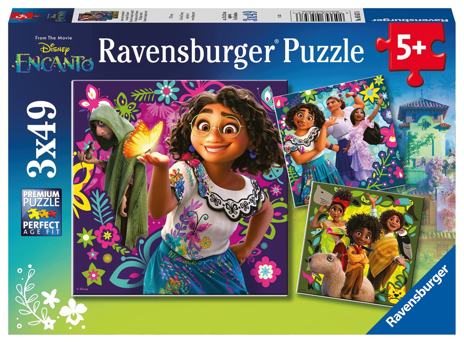 Ravensburger Disney Encanto 3x49 Piece Jigsaw Puzzle Set for Kids Ages 5+