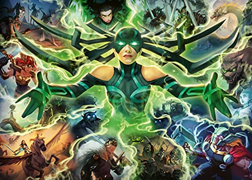Ravensburger Marvel Villainous Hela 1000 Piece Puzzle – Ages 14+ with Softclick