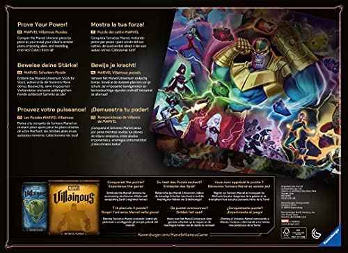 Ravensburger Marvel Villainous Hela 1000 Piece Puzzle – Ages 14+ with Softclick