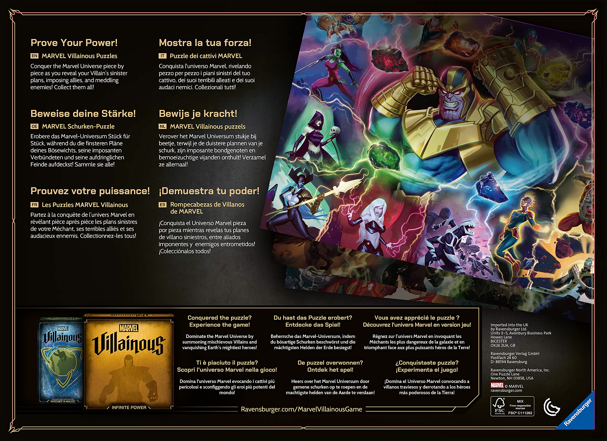 Ravensburger Marvel Villainous Hela 1000 Piece Puzzle – Ages 14+ with Softclick