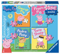 Ravensburger My First Puzzle: Peppa Pig – 4 Toddler Jigsaw Puzzles (2,3,4,5 Pieces)