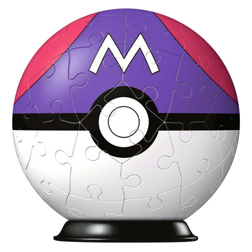 Ravensburger Pokémon Master Ball 3D Puzzle – 54-Piece Plastic Build with Stand