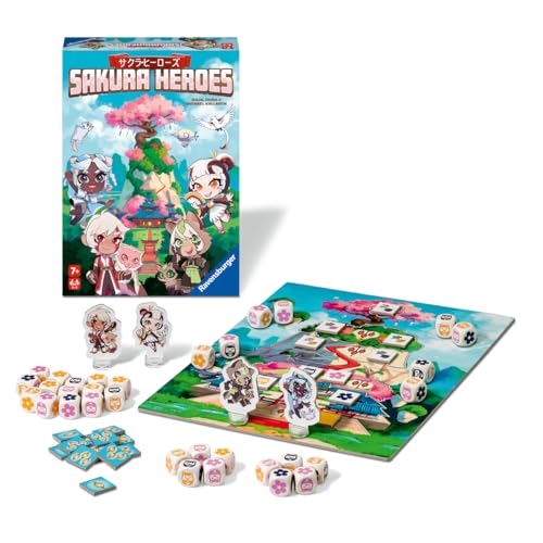 Ravensburger Sakura Heroes – Fast-Paced Dice Game for Anime Fans