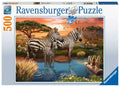 Ravensburger Zebra Jigsaw Puzzle, 500 Pieces – Softclick Technology, Glare-Free, FSC Certified