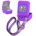 RAWECUD Silicone Case for Bitzee Original Digital Pet – Protective Cover with Lanyard (Purple)
