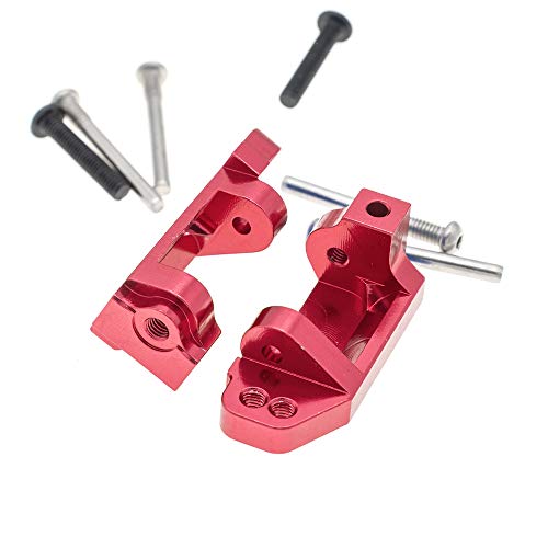 RC Alloy Caster Block Set for Traxxas 1/10 2WD Slash, Stampede, Rustler - CNC 6061-T6 Aluminum (Pair)