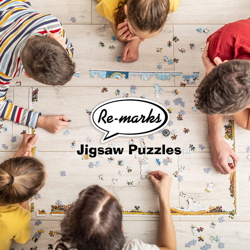 Re-Marks Retro Dogs 300-Piece Jigsaw Puzzle – Vintage Dog Breeds Collage