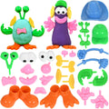 READY 2 LEARN 52-Piece Dough Character Accessories: 21 Shapes for Playdough Animals & Stories