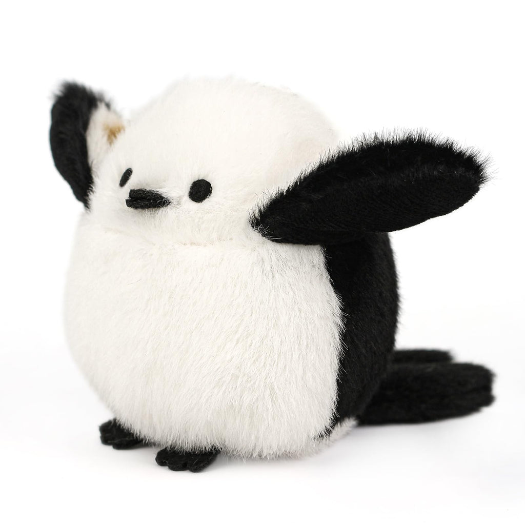 Realistic 4.3" Bird Stuffed Animal Plush Toy – Cute Tit Bird Backpack Pendant, Safe & Soft Gift for Kids