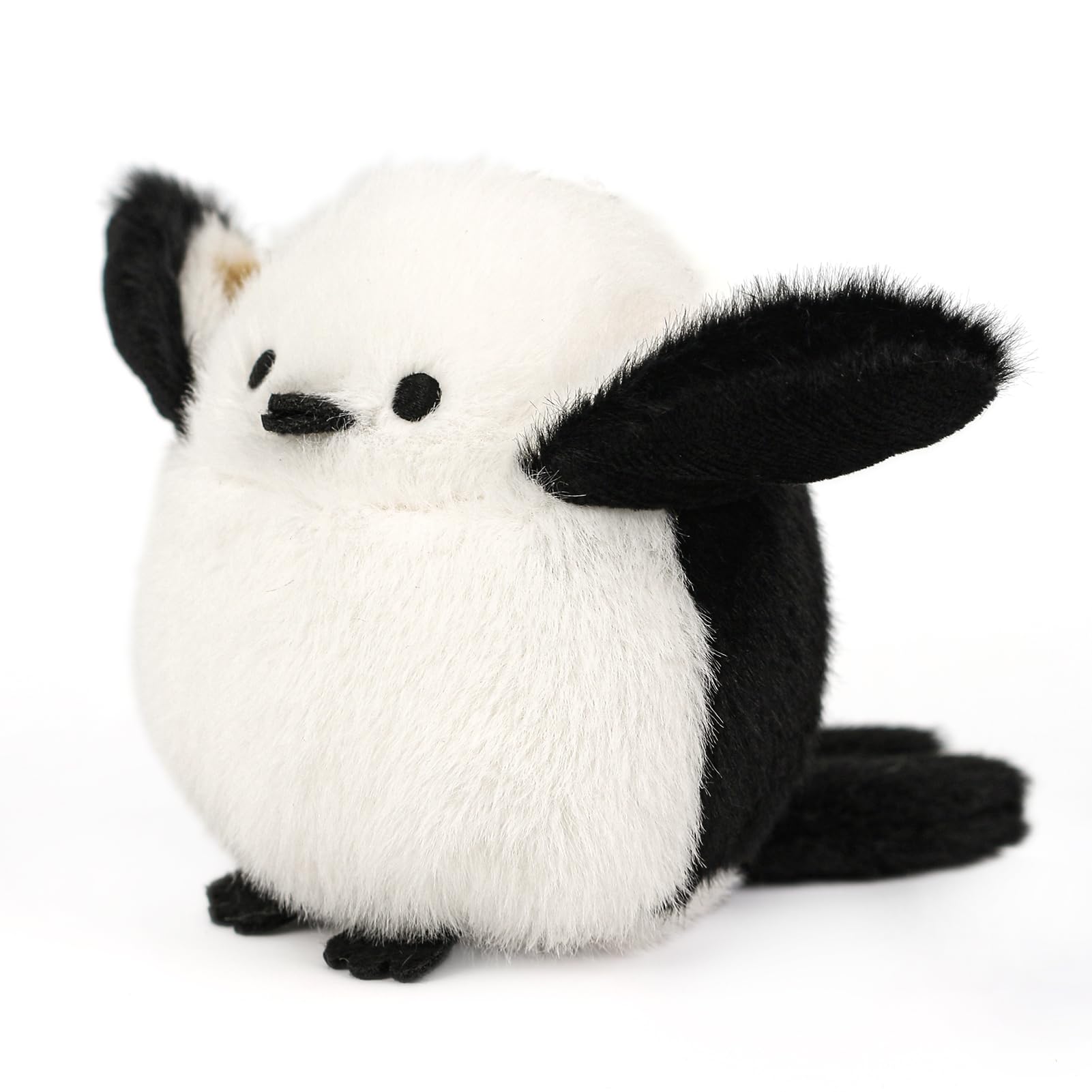 Realistic 4.3" Bird Stuffed Animal Plush Toy – Cute Tit Bird Backpack Pendant, Safe & Soft Gift for Kids