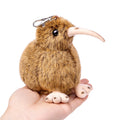Realistic 5-Inch Kiwi Bird Plush Toy – Cute Brown Stuffed Animal Keychain Plushie, Soft Handmade Gift for Friends