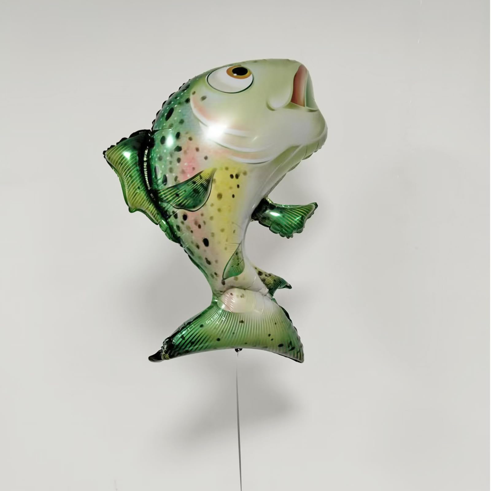 Realistic Fish Foil Balloons 4 Pack - Gone Fishing Party Decorations, Ocean Under the Sea Balloons
