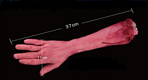 Realistic Small Broken Arm Prop – Bloody Severed Hand for Halloween Haunted House Decor