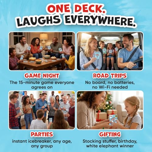Really?! Triple Tongue Twisters Card Game – Fun Family Game Night Activity for Teens and Adults, Travel-Friendly Party Game for 2-6 Players Ages 8+