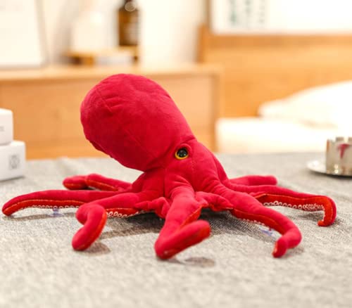Redsimulation 18-Inch Blue Octopus Plush Pillow – Soft Cushion for Kids and Room Decor