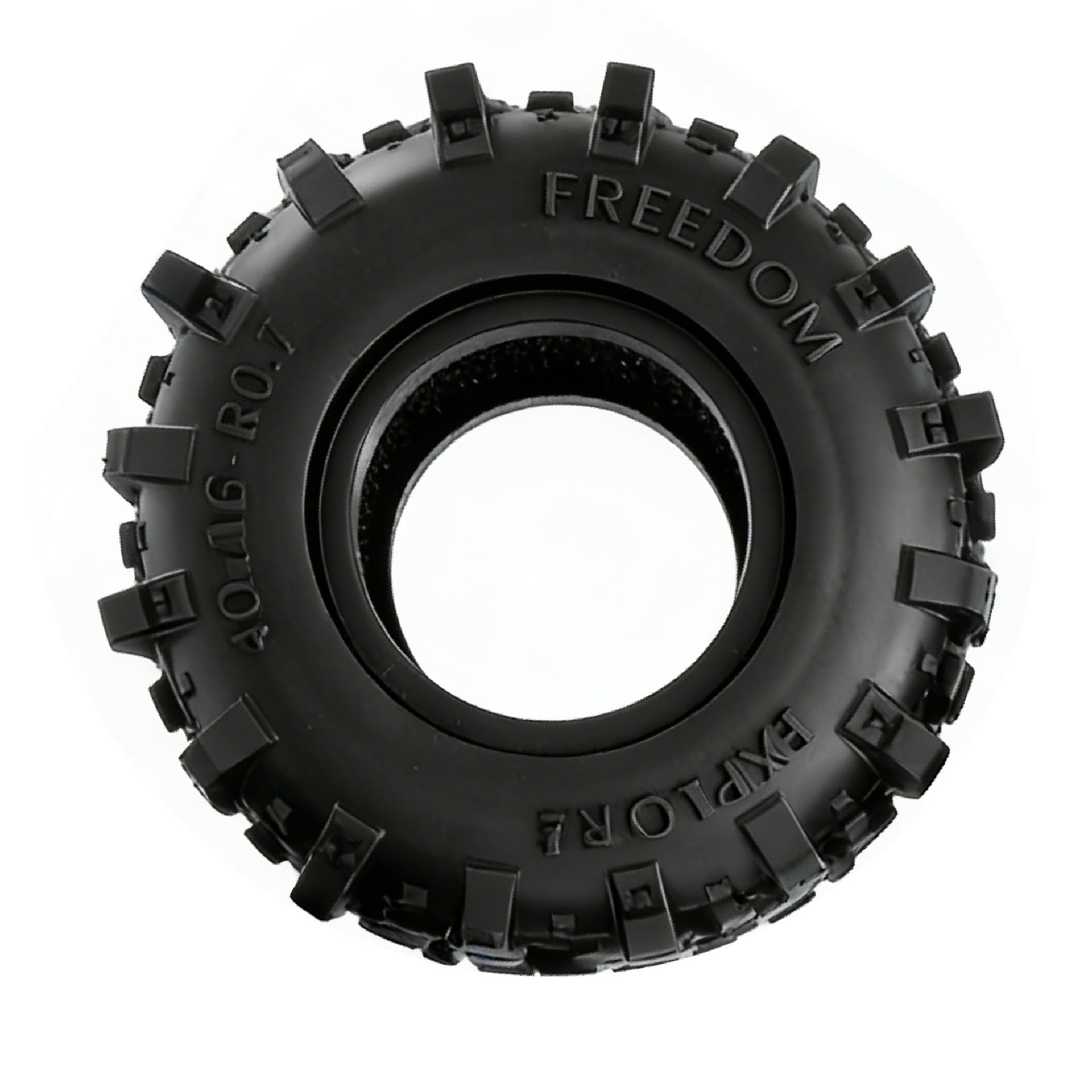 REDSPIDER 0.7'' Mud Slingers Tires – Super Soft Sticky Rubber for Micro RC Crawlers (40x16mm)