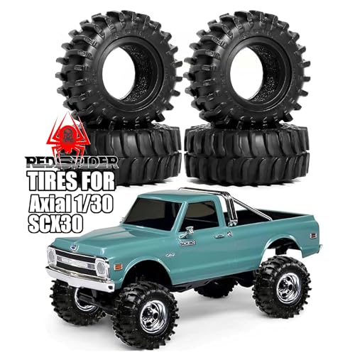 REDSPIDER 0.7'' Swamp Claw Tires for 1/30 RC Crawler – OD 36mm*14mm