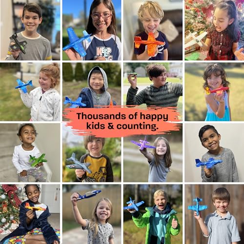 Refresh Sports EVA Foam Airplane Glider – Outdoor Toy for Kids Ages 3-9, Glides Up to 100 ft