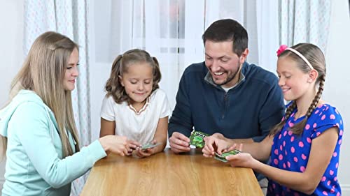 Regal Games 6 Classic Card Games for Kids – Go Fish, Crazy 8's, Old Maid, Slap Jack, War, Silly Monster Memory Match – Extra-Large Cards for Ages 4+