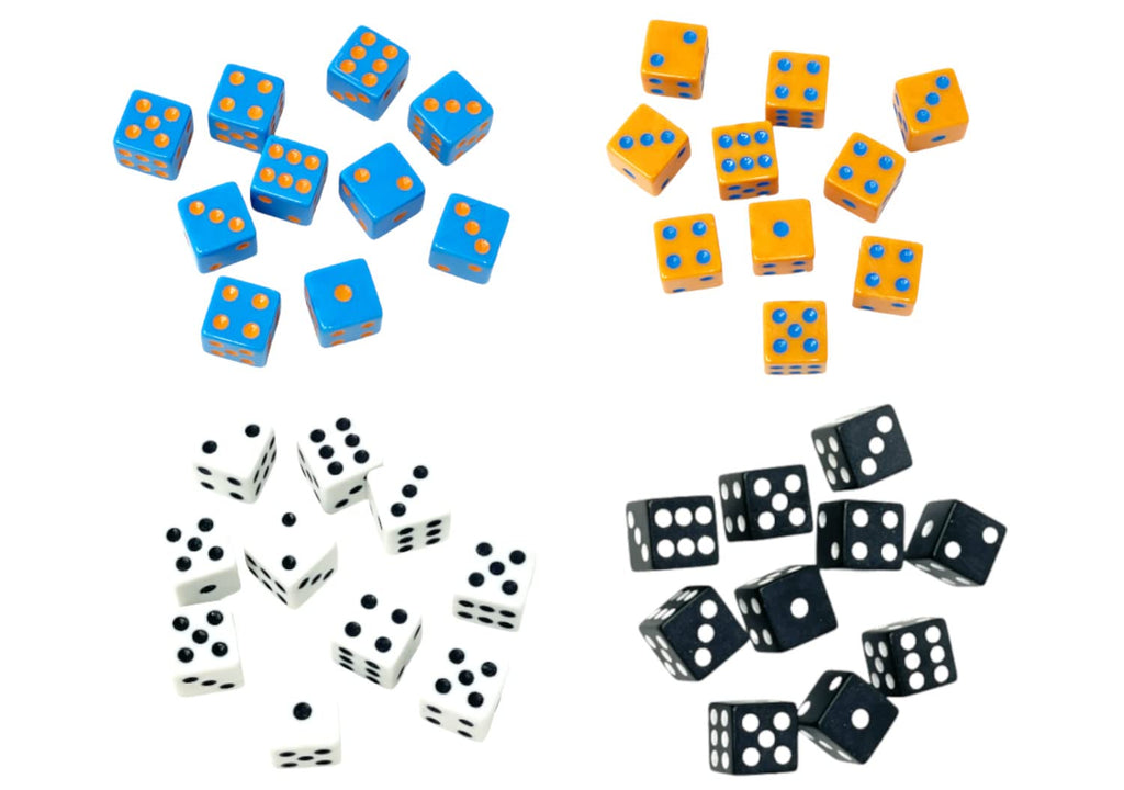 Regal Games Velocity Dice Game Set – 40 Colorful Square Dice with Storage Case for Fast-Paced Family Fun