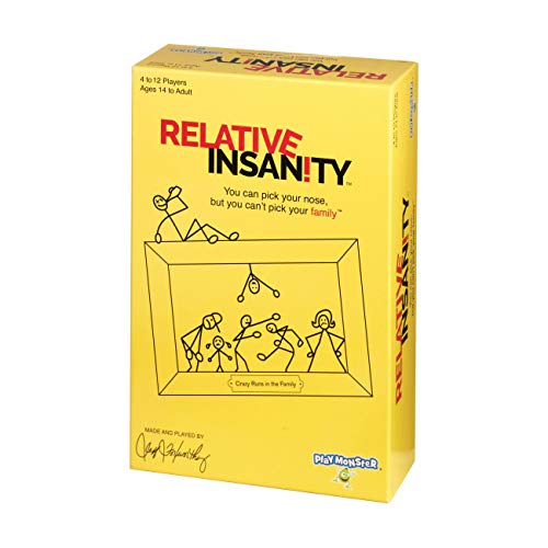 Relative Insanity: A Hilarious Adult Party Card Game by Jeff Foxworthy for 4-12 Players Ages 14+