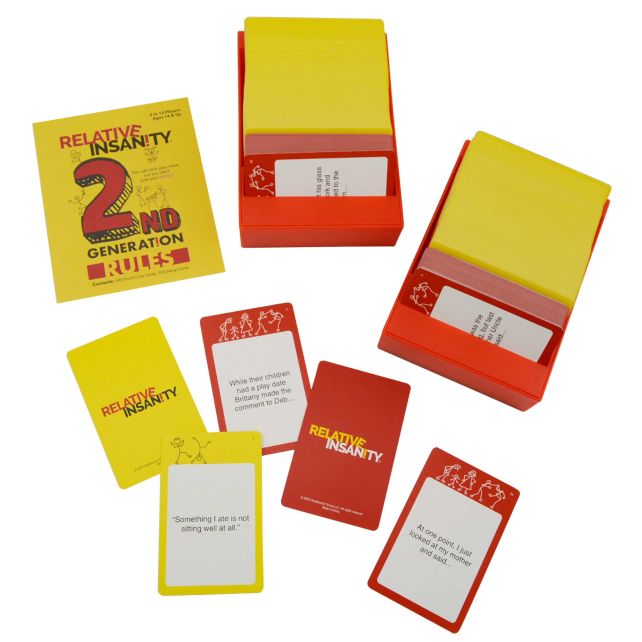 Relative Insanity Card Game - Hilarious Party Game for Family Night, Ages 14+